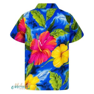 Hibiscus Hawaiian Shirt, Hibiscus 3D Printed Shirt