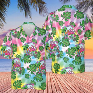 Truck Flamingo Summer Vtn01 Hawaiian Shirt