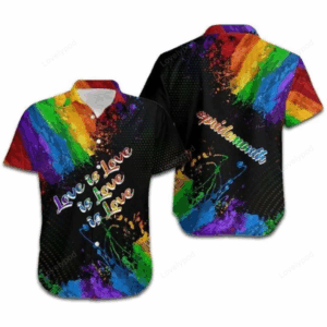 Love Is Love Lgbt Pride Hawaiian Shirt
