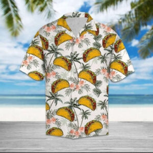 Tropical Floral And Taco Hawaiian Shirt