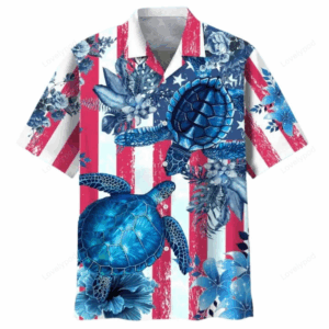 Turtle Beach Hawaiian Aloha Shirts Full Print
