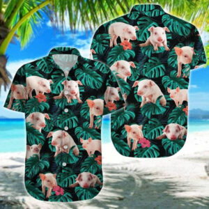 Pig Aloha Hawaiian Shirt – Baby Pig Hawaiian Shirt
