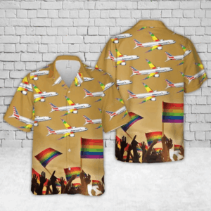 American Airlines Fly With Pride Hawaiian Shirt