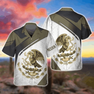 Cool Mexico Hawaiian Shirt, 3d Full Printed Mexican Aloha Beach Hawaii Shirts