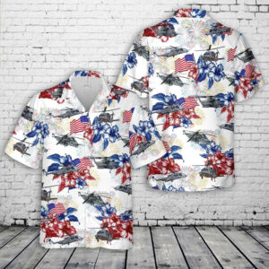 Sikorsky MH-53 Pave Low 4th Of July Hawaiian Shirt, Patriotic Hawaiian Shirt for men