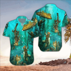 Scuba Hawaiian Shirt for men and women