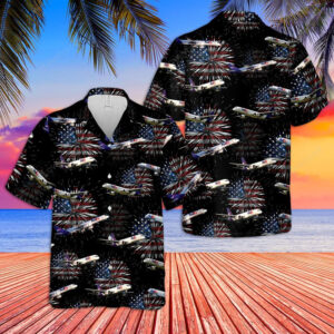 FedEx Boeing 757 4th Of July Hawaiian Shirt, Patriotic Hawaiian Shirt for men