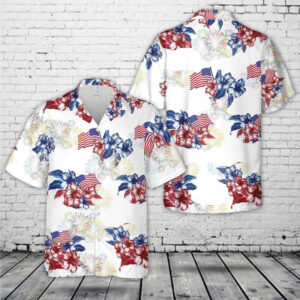 Red White And Blue, 4th Of July Hawaiian Shirt