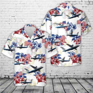 US Air Force C-146A Wolfhound, 4th Of July Hawaiian Shirt for men and women