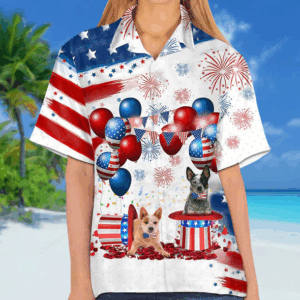 Australian Cattle Independence Day Hawaiian Shirt for men and women