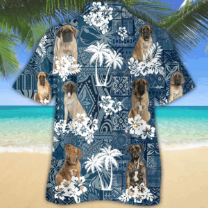 English Mastiff Hawaiian Shirt