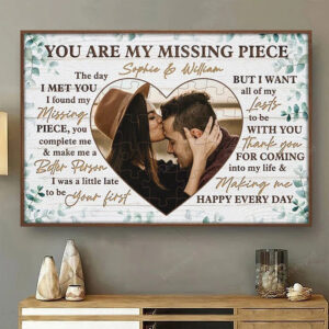 Custom Couple Photo Canvas, I Want All Of My Lasts To Be With You Wedding Anniversary Gift
