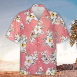 Hibiscus Joy Pink Hawaiian Shirt