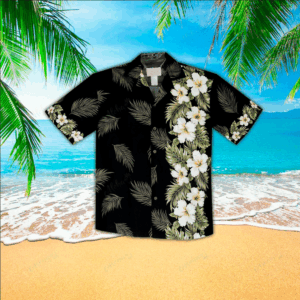 Hibiscus Mens Hawaiian Shirt, Hibiscus Button Up Shirt
