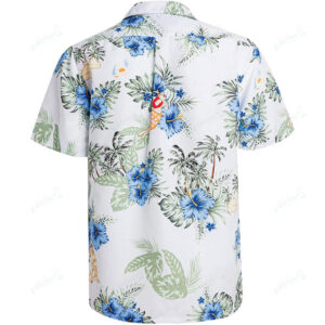 Hibiscus Hawaiian Shirt, Hibiscus 3D Printed Shirt