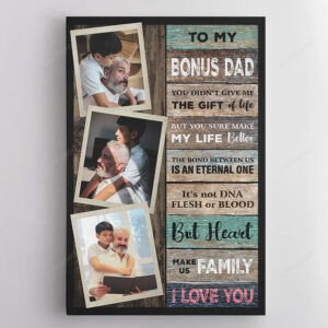 Personalize Gift For Dad, Bonus Dad Father Day Gift, Stepped Up Dad, Gift From Daughter To Dad