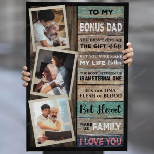 Personalize Gift For Dad, Bonus Dad Father Day Gift, Stepped Up Dad, Gift From Daughter To Dad